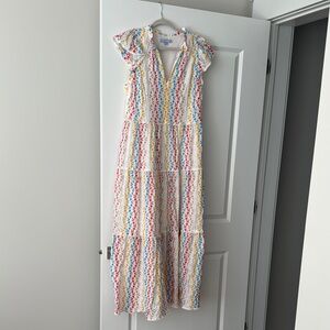 Colorful Striped Maxi Dress